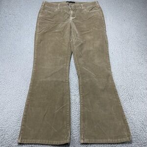 Levis Jeans Womens 16 Brown Corduroy 526 Slender Boot Cut Stretch Pants